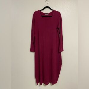 Bryan Walker Dress Women’s Size Medium Berry Philippa Opus Dress Midi